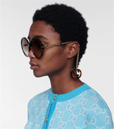 gucci circular sunglasses